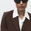 Lyocell-Anzugblazer