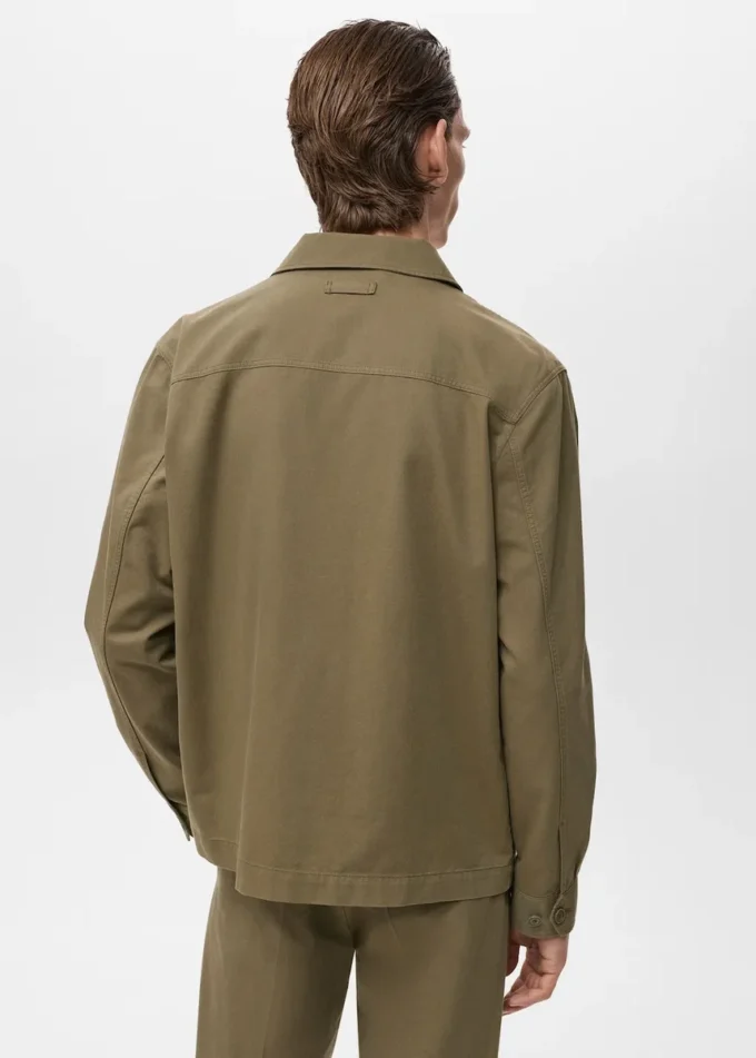 Lyocell-Baumwolljacke mit Taschen