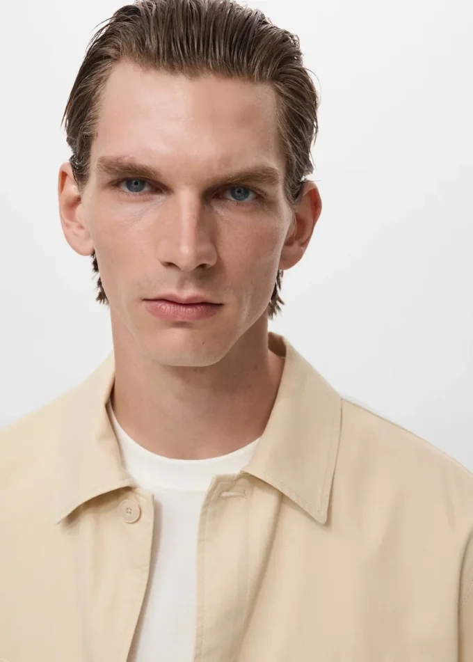 Lyocell-Baumwolljacke mit Taschen
