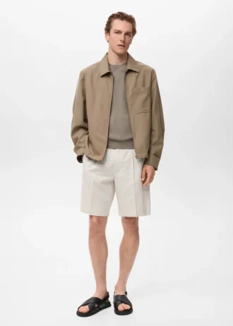 Lyocell-Jacke mit Taschen