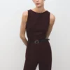 Marl-Jumpsuit mit Gürtel Marl-Jumpsuit mit Gürtel