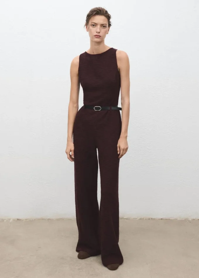 Marl-Jumpsuit mit Gürtel Marl-Jumpsuit mit Gürtel