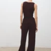 Marl-Jumpsuit mit Gürtel Marl-Jumpsuit mit Gürtel