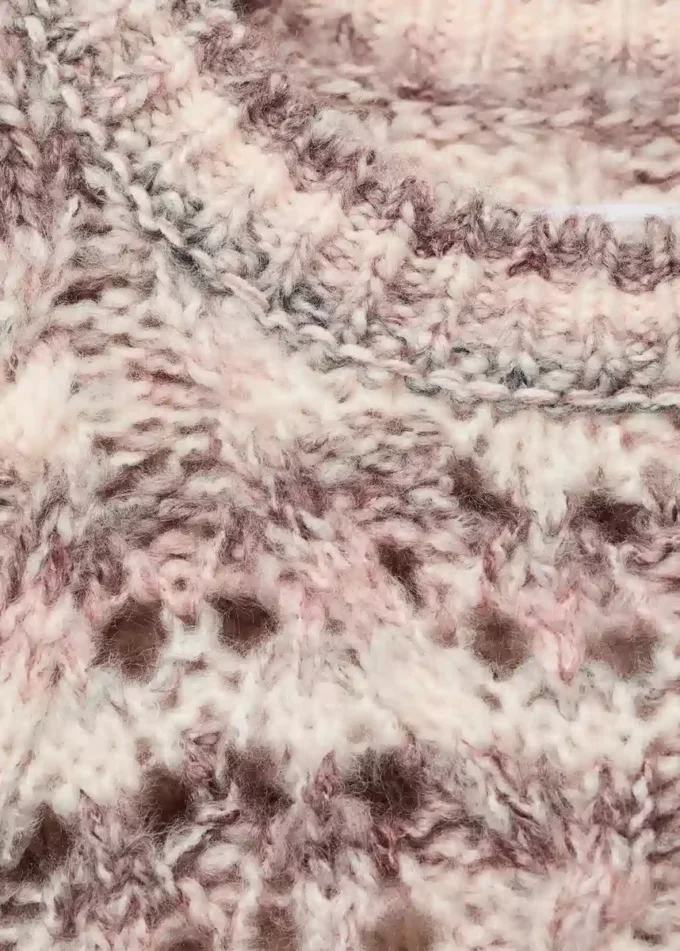 Marmorierter Strickpullover