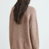 Marmorierter Strickpullover
