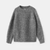 Marmorierter Strickpullover Marmorierter Strickpullover