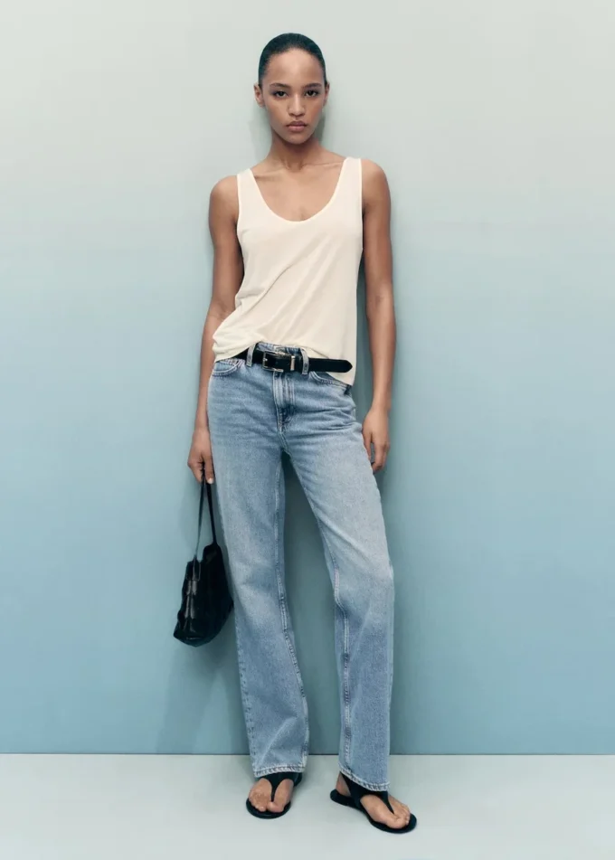 Matilda Jeans mit mittlerer Leibhöhe und geradem Schnitt
