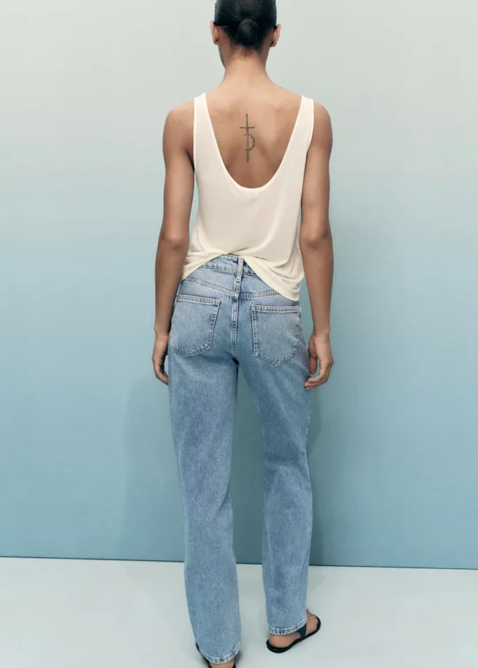 Matilda Jeans mit mittlerer Leibhöhe und geradem Schnitt