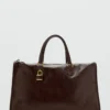 Maxi-Handtasche mit Riemen