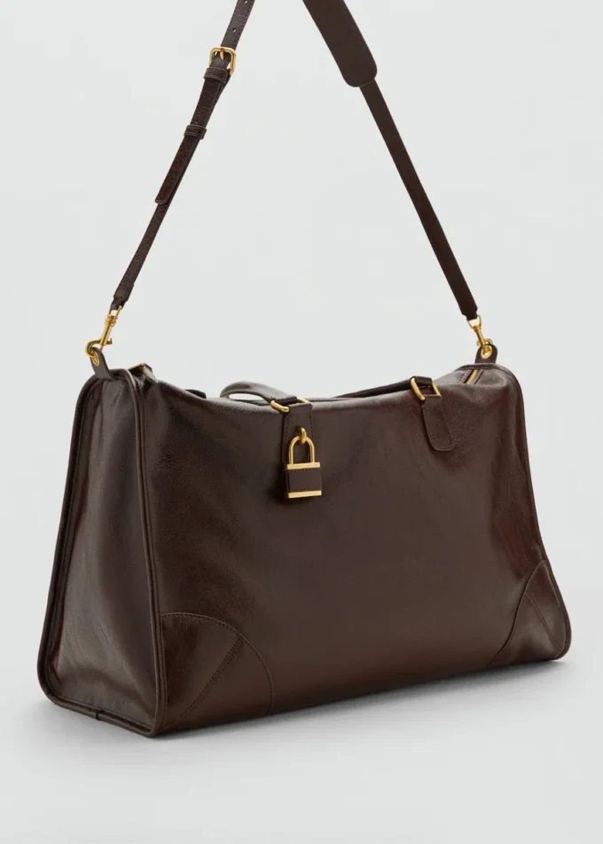 Maxi-Handtasche mit Riemen