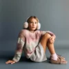 Mehrfarbiger Strickpullover