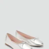 Metallic-Ballerinas mit Schleife Metallic-Ballerinas mit Schleife