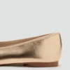 Metallic-Ballerinas mit Schleife Metallic-Ballerinas mit Schleife