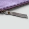 Metallic-Lederhandtasche