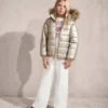 Metallic-Steppjacke