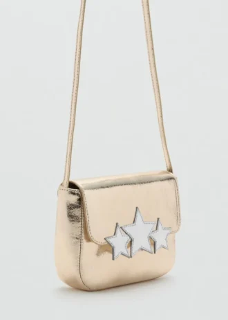 Metallic-Tasche mit Stern