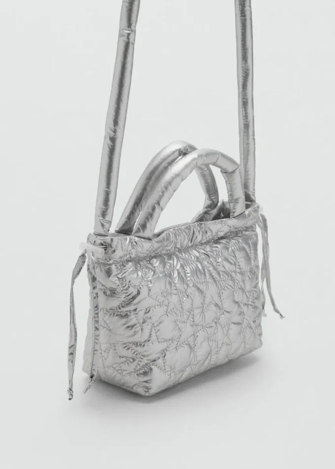 Metallic-Tasche mit Stern