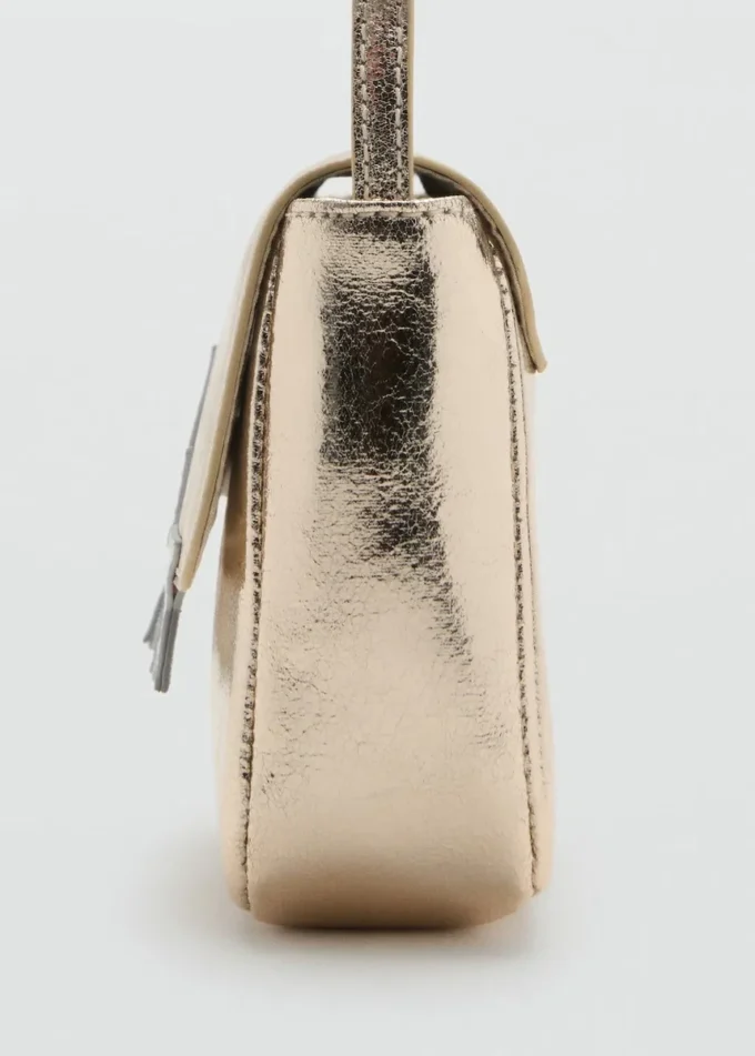 Metallic-Tasche mit Stern