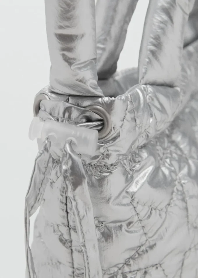 Metallic-Tasche mit Stern