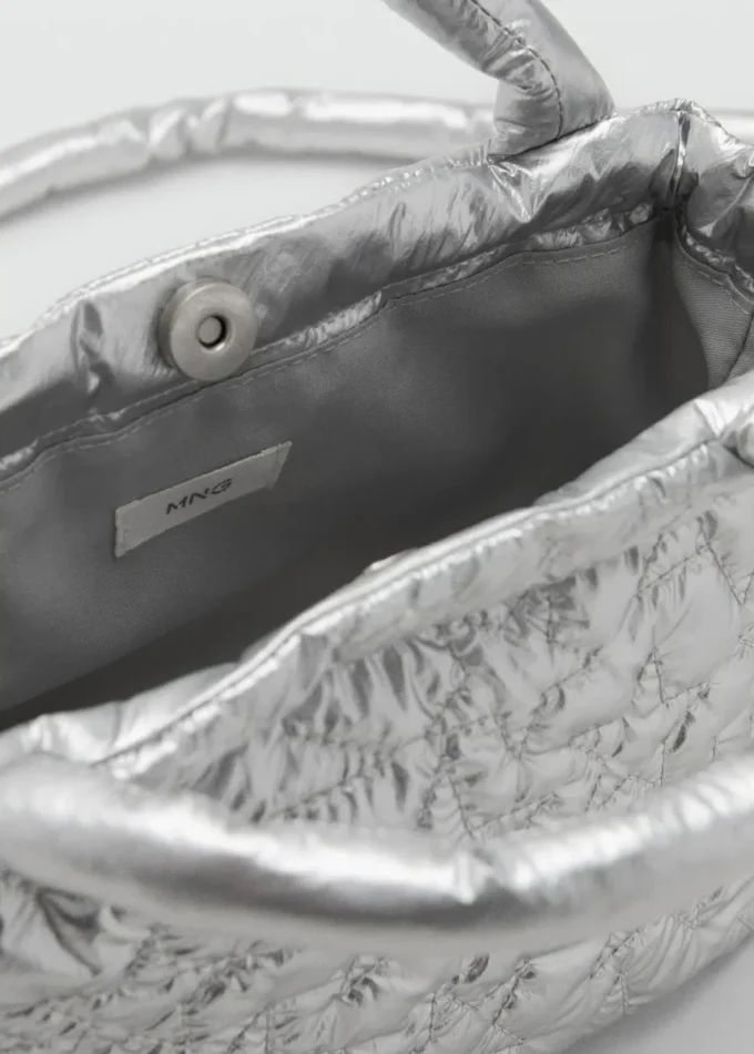 Metallic-Tasche mit Stern