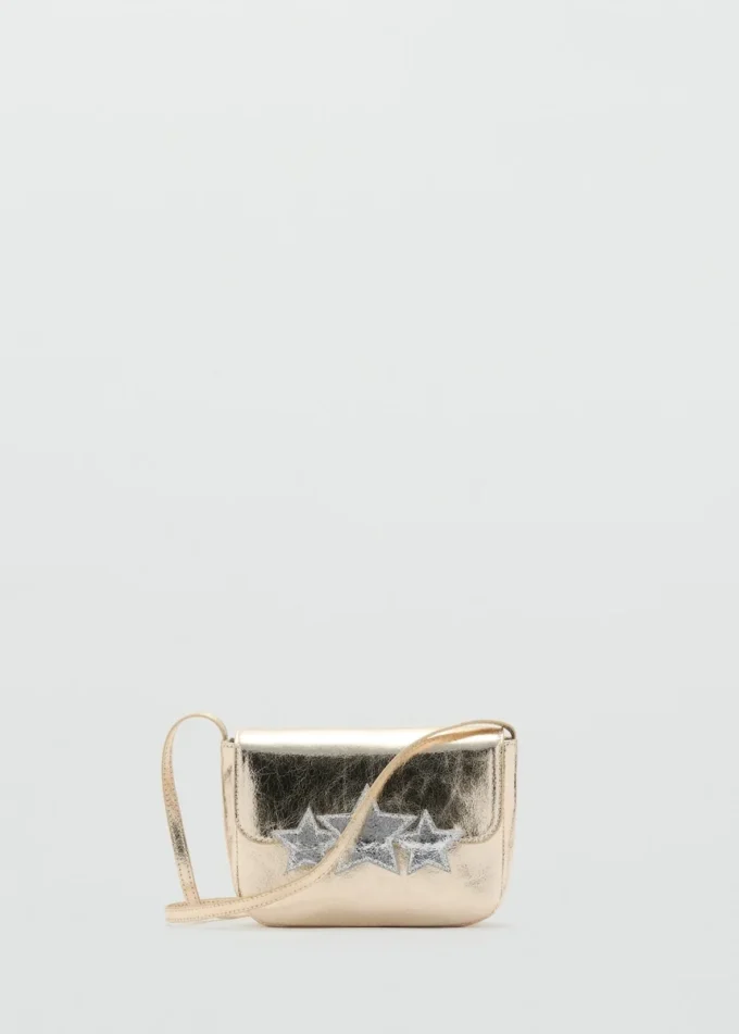 Metallic-Tasche mit Stern