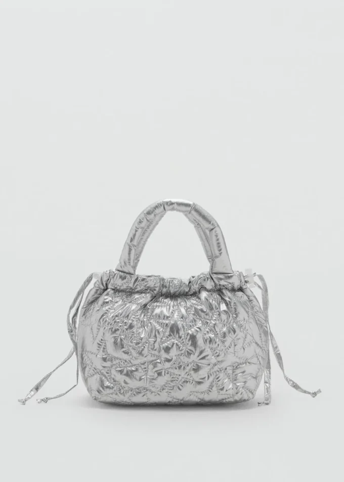 Metallic-Tasche mit Stern