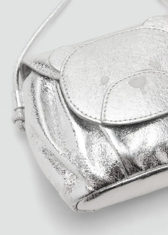 Metallic-Teddybär-Tasche