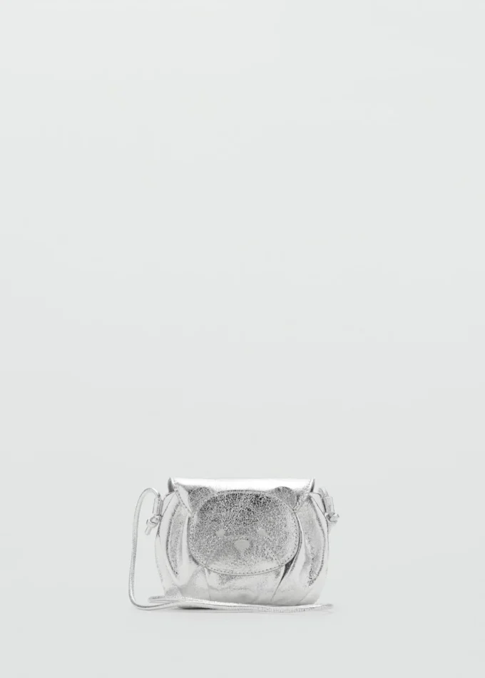 Metallic-Teddybär-Tasche