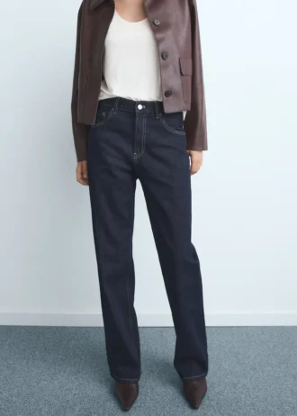 Miami Straight-Fit-Jeans mit mittlerer Leibhöhe