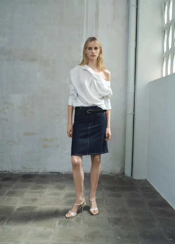 Midi-Jeansrock Midi-Jeansrock