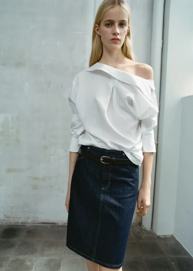 Midi-Jeansrock Midi-Jeansrock
