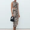Midi-Kleid mit Cut-outs Midi-Kleid mit Cut-outs