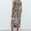 Midi-Kleid mit Cut-outs Midi-Kleid mit Cut-outs