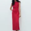 Midi-Kleid mit Rüschen Midi-Kleid mit Rüschen