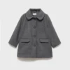 Midi-Mantel aus Stoff Midi-Mantel aus Stoff
