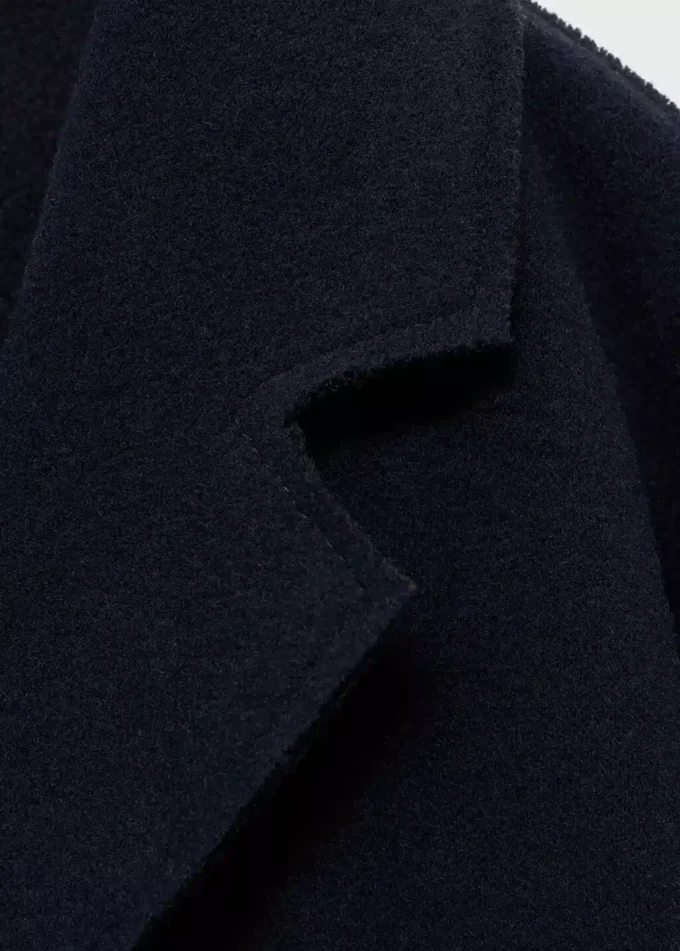 Midi-Mantel aus Stoff Midi-Mantel aus Stoff