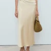Midi-Rock aus Satin Midi-Rock aus Satin