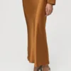 Midi-Rock aus Satin Midi-Rock aus Satin
