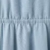 Midikleid aus Leinenmischgewebe