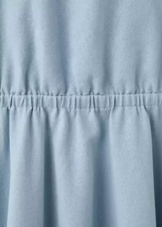 Midikleid aus Leinenmischgewebe