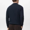 Mikrostruktur-Pullover mit Reißverschlusskragen