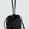 Mini-Handtasche mit Pailletten Mini-Handtasche mit Pailletten