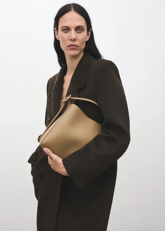 Mini-Shopper-Tasche mit Schnalle