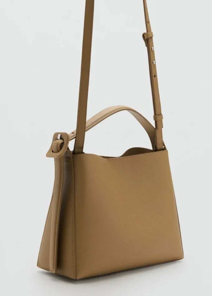 Mini-Shopper-Tasche mit Schnalle