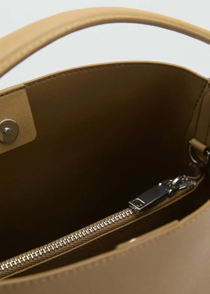 Mini-Shopper-Tasche mit Schnalle