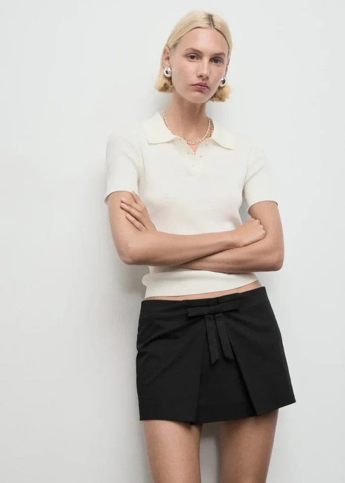 Mini-Skort mit Schleife Mini-Skort mit Schleife