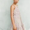 Mittellanges Kleid mit Print Mittellanges Kleid mit Print