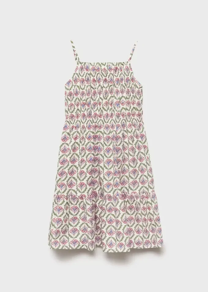 Mittellanges Kleid mit Print Mittellanges Kleid mit Print