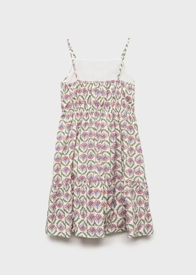 Mittellanges Kleid mit Print Mittellanges Kleid mit Print