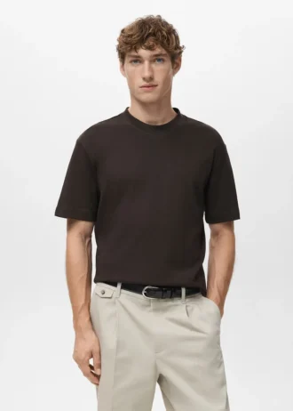 Mittelschweres T-Shirt in regulärer Passform Mittelschweres T-Shirt in regulärer Passform